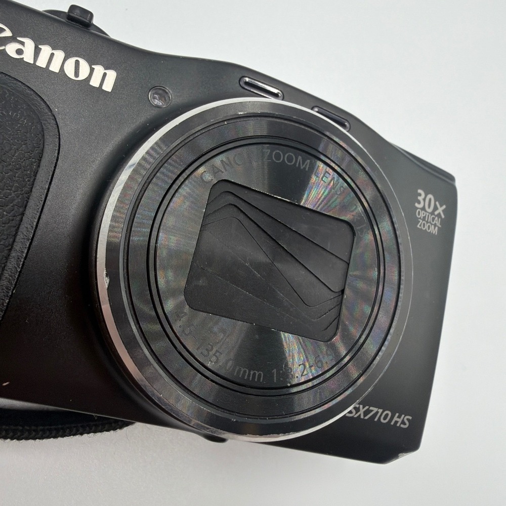 Canon PowerShot SX710 HS Digital Camera Black 20.3MP 30x Zoom - Picture 13 of 16